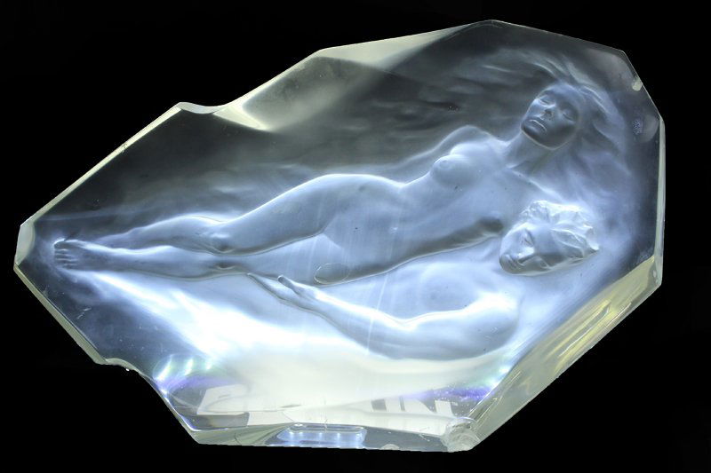 Frederick Hart (1943-1999) American: EYE OF THE FLAME (H.58), 1986, acrylic resin sculpture, signed, from the edition of 300, overall 16 x 25 x 4 ½”.