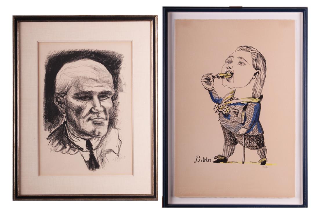 Otto Dix  (1891-1965) German,  Balthus  (1908-2001) (1 of 3)