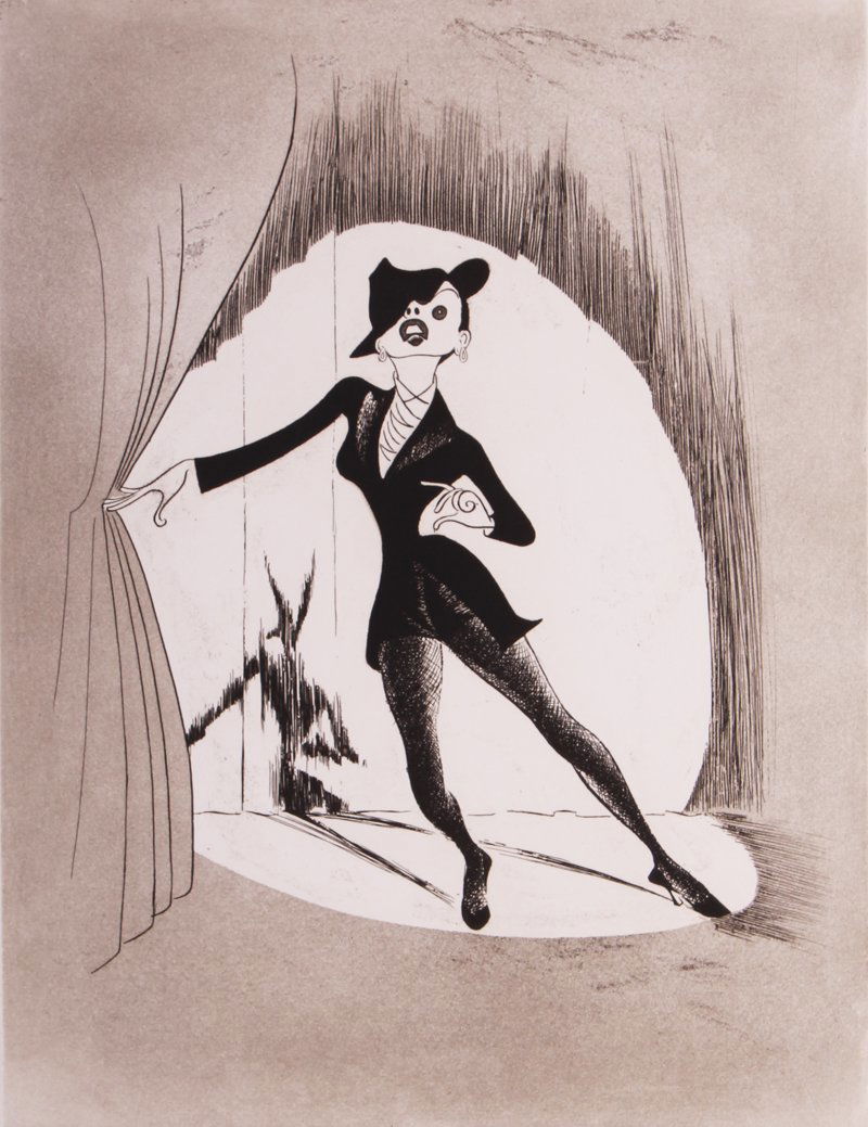 Al Hirschfeld (1903-2003) American (two): JUDY GARLAND, 1975, etching, signed in pencil and inscribed AP II/XXX (artistâ€™s proof 2/30), with artist's stamp on verso and blind stamp lower right, plate 15 Â½ x 11 Â¾â€, sheet 22 Â�