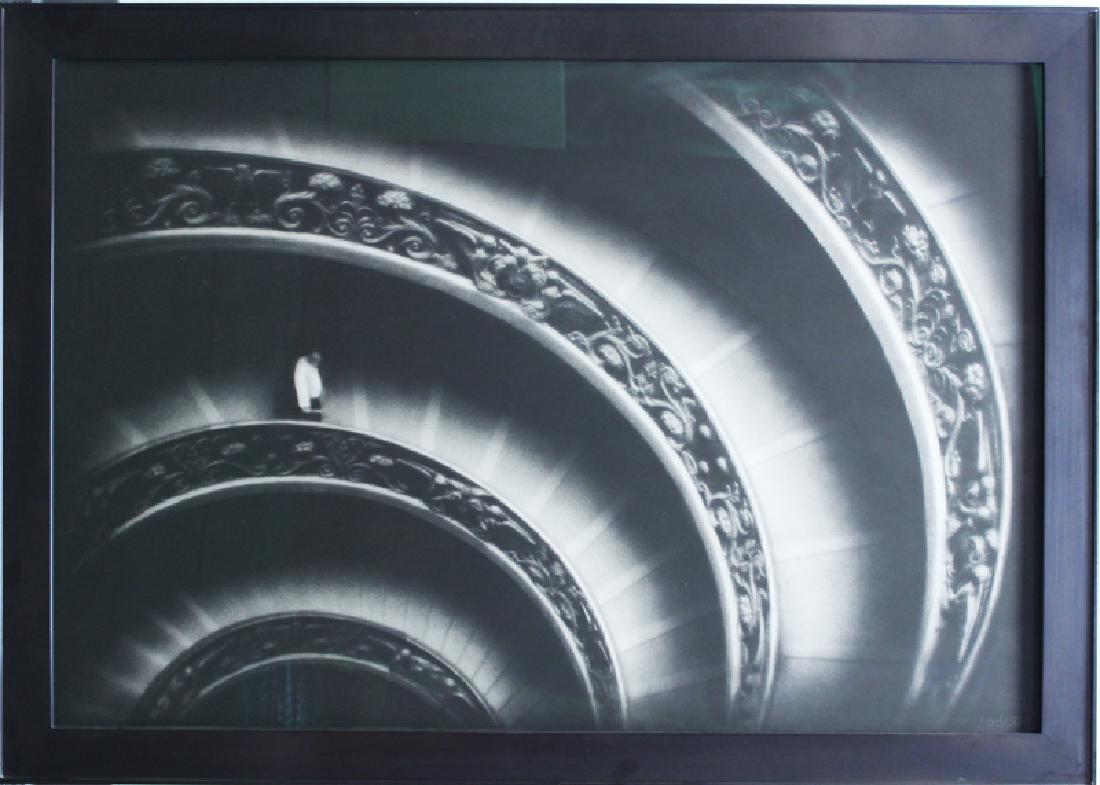 Rocky Schenck (b. 1955) Texas: ENDLESS, 2004, toned gelatin silver print, signed and titled and numbered 1/8 lower right, 30 x 44â€, frame 35 x 49 Â¼â€ with glass. Provenance: Paul Kopeikin Gallery.