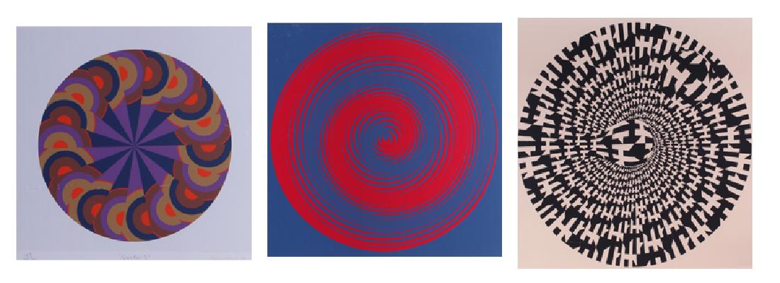 Hard Edge Artists: Brian Rice (b. 1936) & Artists (1 of 4)