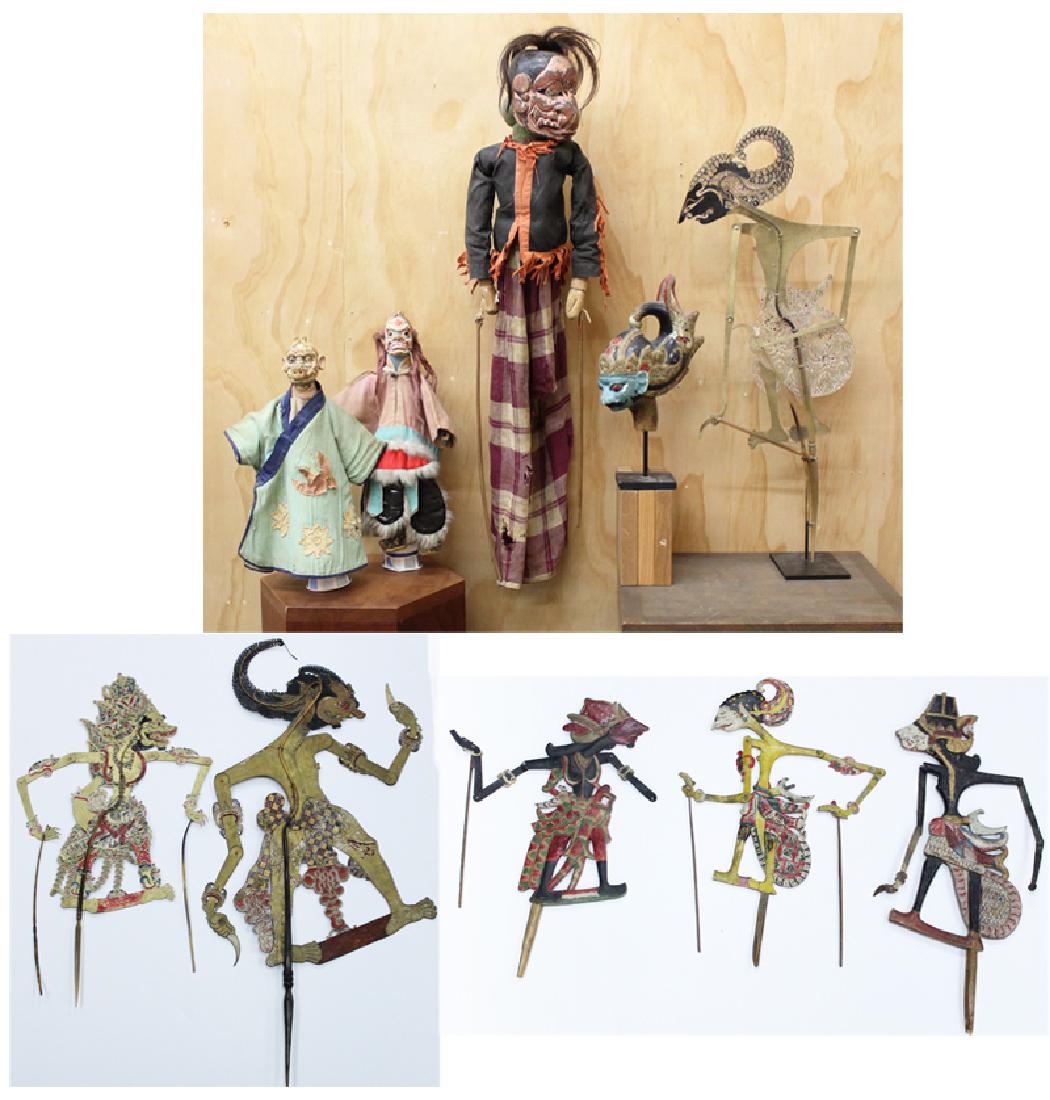 Indonesian & Asian Puppets (19th–20th Century) (ten) (1 of 6)