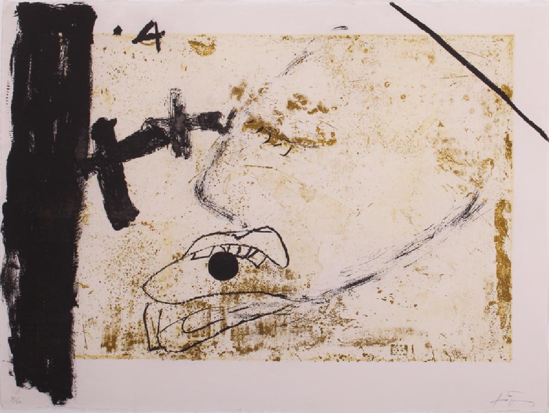 Antoni Tapies (1923-2012) Spanish (1 of 2)