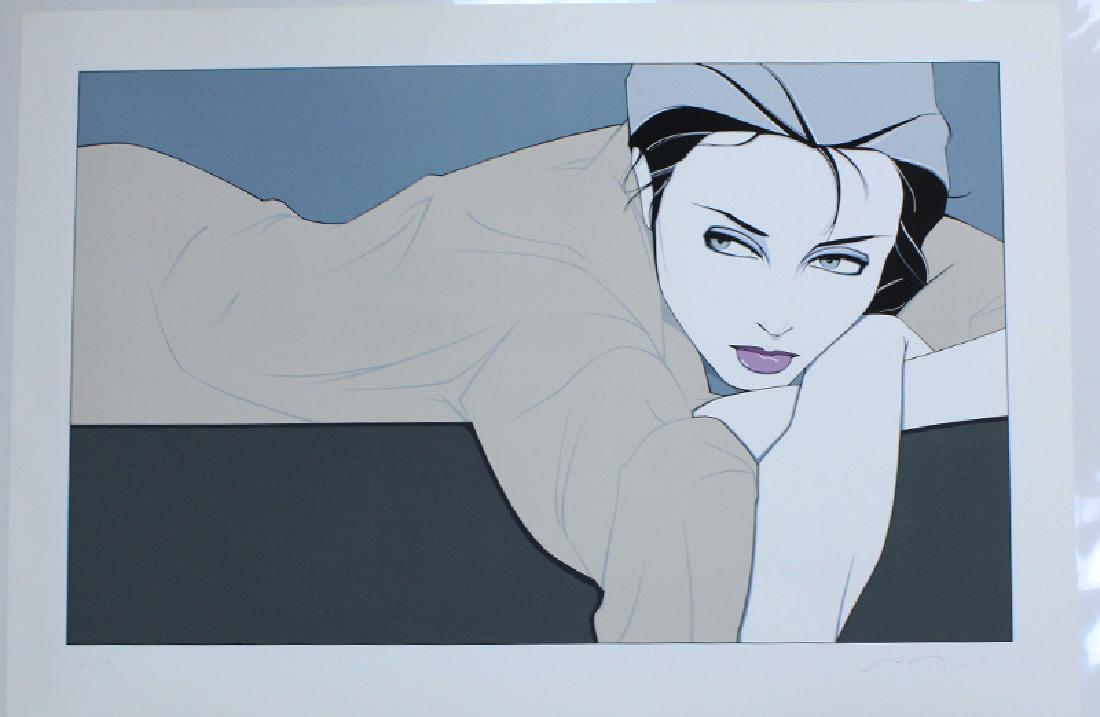 Patrick Nagel (1945-1984) California: GRAY LADY (N.11), 1982, color screenprint, signed in pencil and inscribed AP (one of 15 artist’s proofs), aside from the numbered edition of 90, published by Mirage Editions and printed by Wasserman