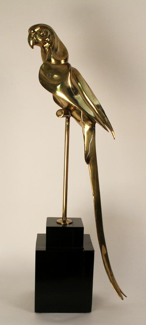 Decorative Brass Parrot (1 of 4)