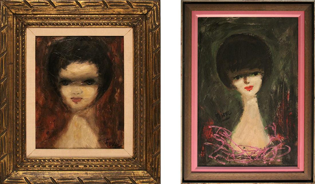 L. Ferrer (b. 1928) Spain (two) (1 of 7)