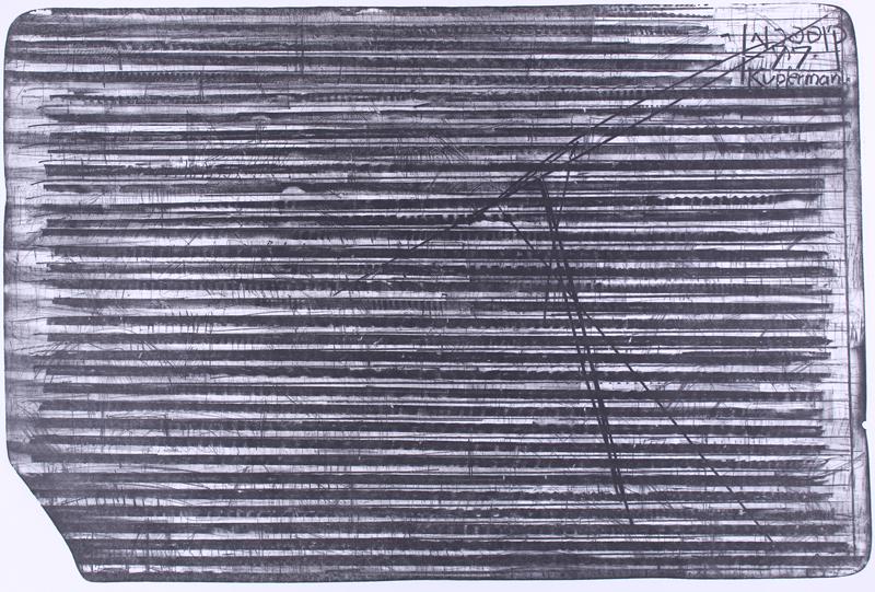 Moshe Kupferman (1926-2003) Poland/ Israel: UNTITLED, 1978, lithograph, signed and dated and numbered 24/28 in pencil lower right, sheet 29 ¾ x 41 ½”. Gallery Retail $400
