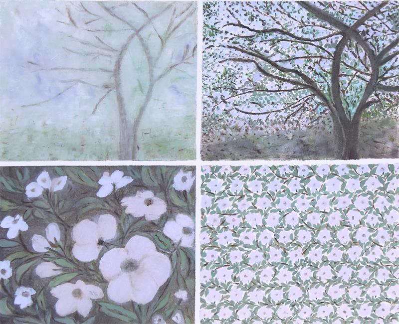 Farideh Golbahar (b. 1942) Israeli: NO BED OF ROSES II, color giclee, signed in pencil, numbered 13/75, sheet 12 ¼ x 15”. Gallery Retail $225