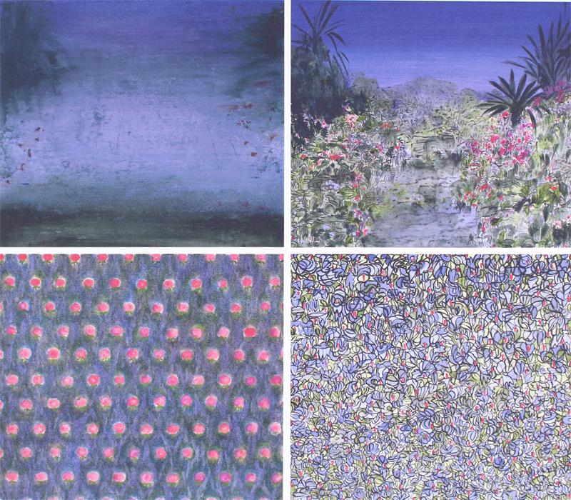 Farideh Golbahar (b. 1942) Israeli: LANDSCAPE (Blue), color giclee, signed in pencil, numbered 54/150, sheet 23 ½ x 26 ¾”. Gallery Retail $250
