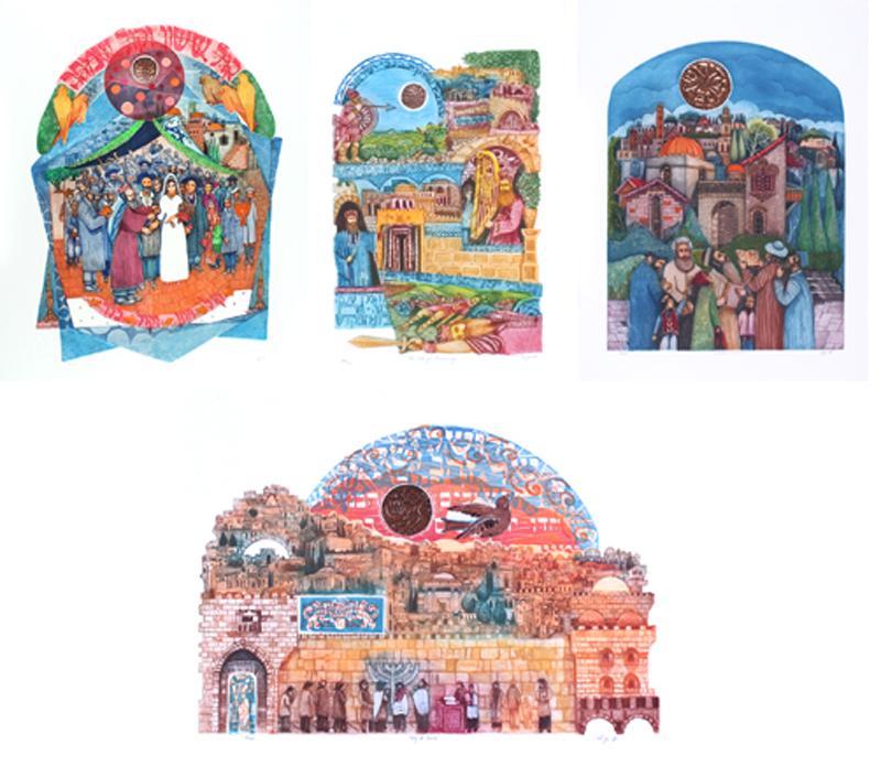 Amram Ebgi  (b. 1939) Morocco  (four) (1 of 9)