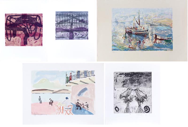 Moshe Kupferman  (2) , Launer ,  Shimshon Holzman  & (1 of 10)