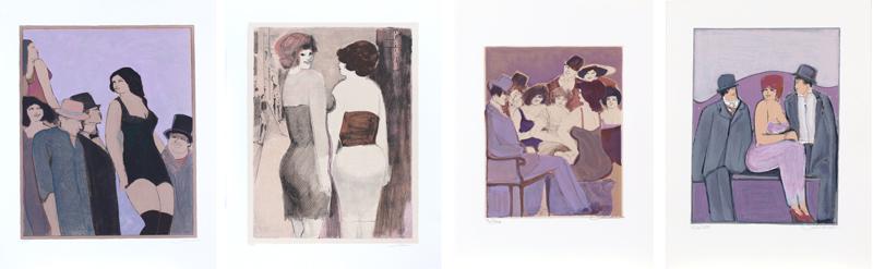 David Schneuer  (1905-1988) Israel  (four) (1 of 9)