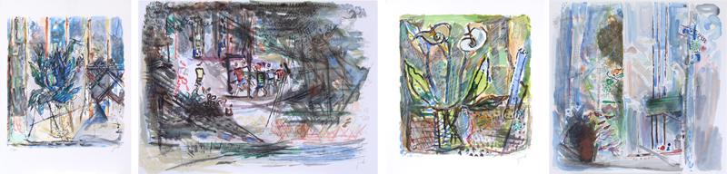 Yehezkel Streichman  (1906-1993) Israel  (four) (1 of 9)