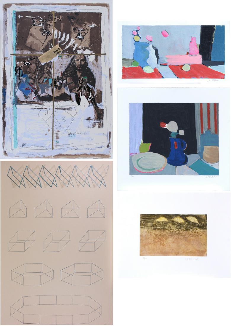 Igael Tumarkin, Samuel Tepler  (2),  Nahum Tevet  & (1 of 10)