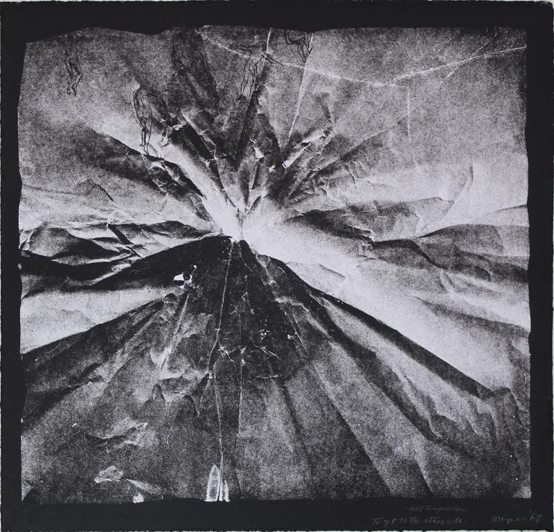 June Wayne (1918-2011) Californian: TO GET TO THE OTHER SIDE (T.2171), 1967-68, lithograph, signed and dated and titled in pencil and inscribed Hill Impression artist’s proof, aside from numbered the edition of 25, printed and publish