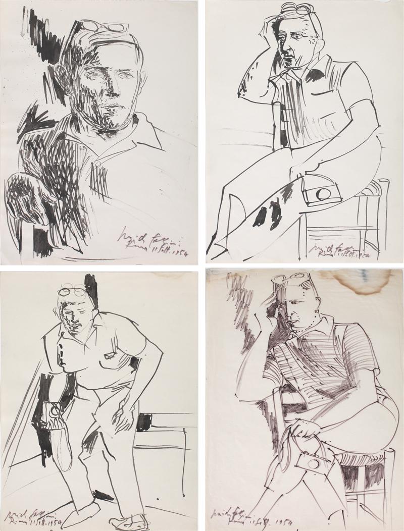 Pericle Fazzini (1913-1987) Italian (four) (1 of 10)