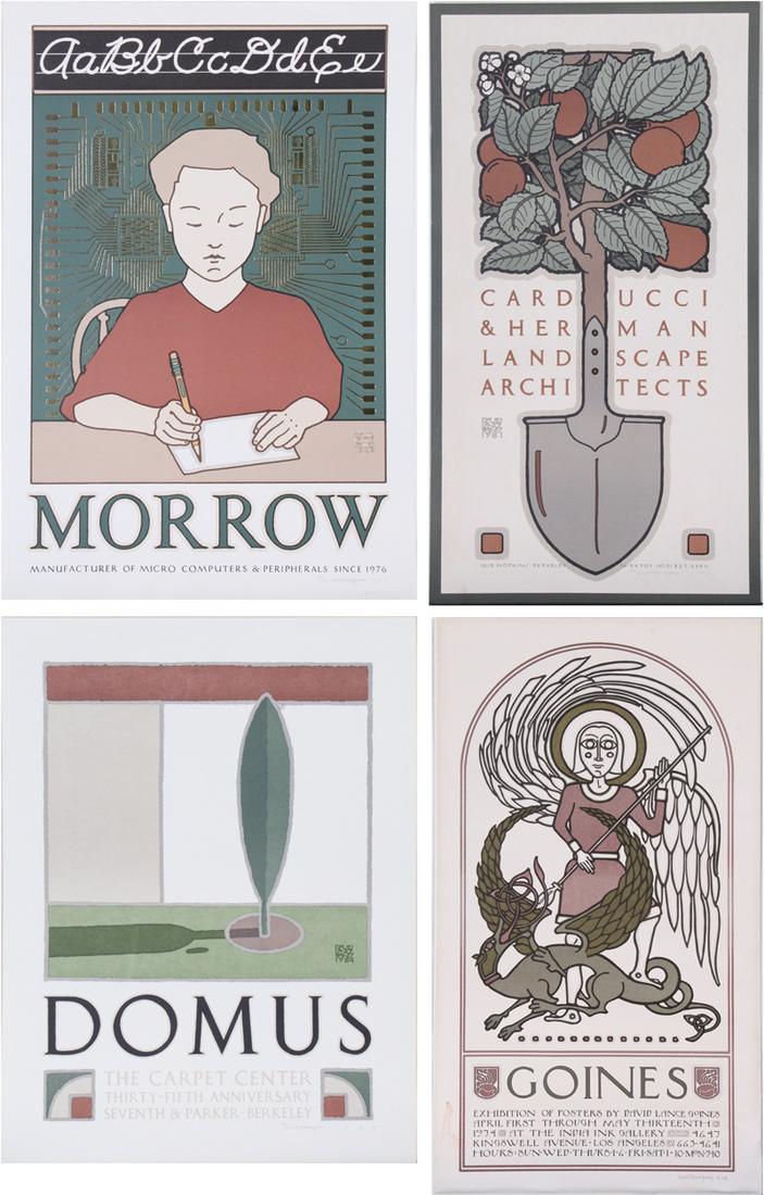 David Lance Goines (b. 1945) American (four) (1 of 7)