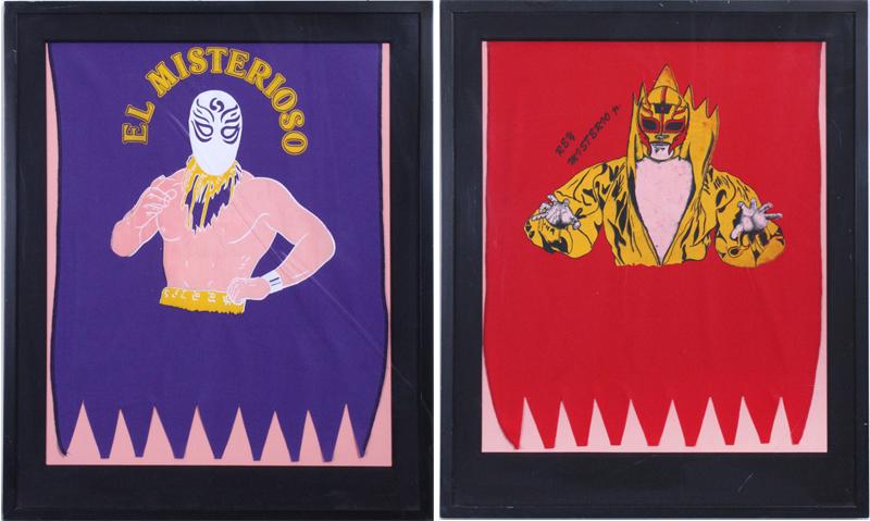 Mexican Wrestlers (20th Century) (two) (1 of 3)