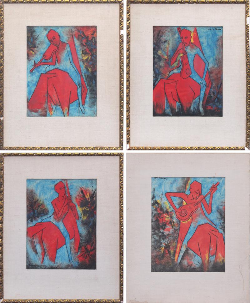 Kam Zin Choon (b. 1931) Singapore (four) (1 of 6)