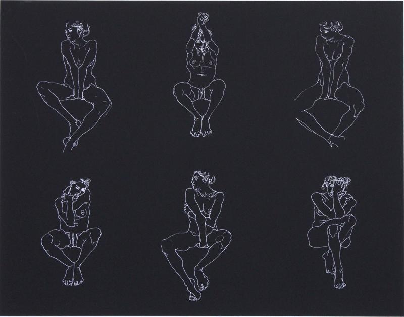 Robert Graham (1938-2008) California: SIX NUDES, 2004, lithograph, signed and dated and numbered 11/42 in pencil, printed by Self Help Graphics with blind stamp lower left, image 17 ½ x 22”, sheet 20 x 26”, frame 24 x 30&