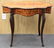 Furniture: Louis XVI style side table with marquetry - 2