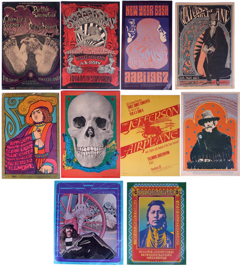 1960’s Rock N Roll Poster Collection (ten) (1 of 11)