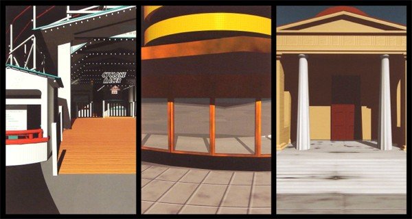 Cindy Bernard (20th Century) American (three): UNTITLED, three color iris prints, two signed in pencil on verso and inscribed "1/12", images 19 x 12", full margins, printed by Muse X, with blindstamp. (3)