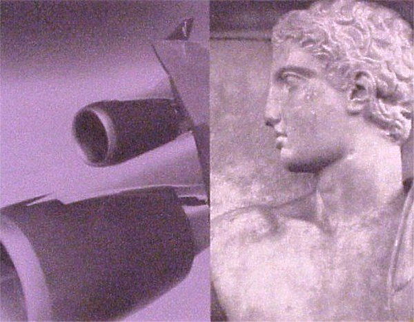 Christopher Makos (b. 1948) American: LONDON, 1998, color Iris print, signed in pencil, from the numbered edition 75, image 26 x 33 ½", full margins, printed & published by Muse X, Los Angeles.