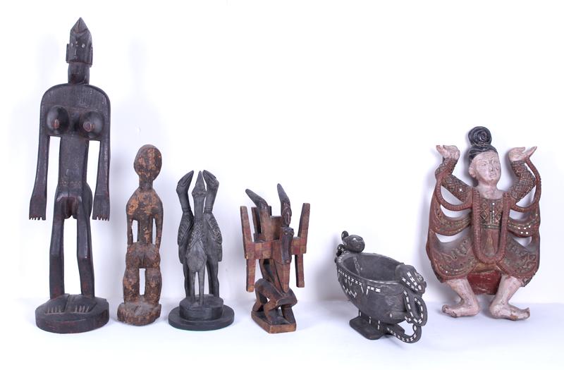 Ethnic Wood Carvings (six) (1 of 13)