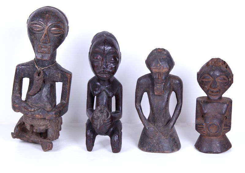 Tribal Art: African Figures (four) (1 of 9)