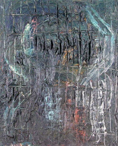 Barry Simons (b. 1932) American: UNTITLED, SELF-PORTRAIT, 1993, oil painting on canvas, titled signed and dated on verso, 30 x 24".