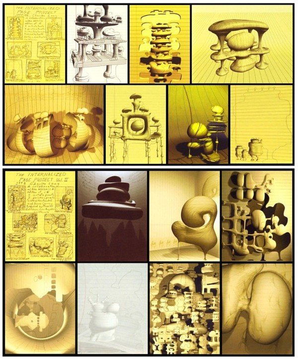 Charles Long (b. 1958) American (two sets): THE INTERNATIONALIZED PAGE PROJECT VOLUMES I & II, 1997-1998, two sets of eight color Iris prints without file folder covers, each initialed on the verso, from the numbered edition 15, sheets 11 x 8 �