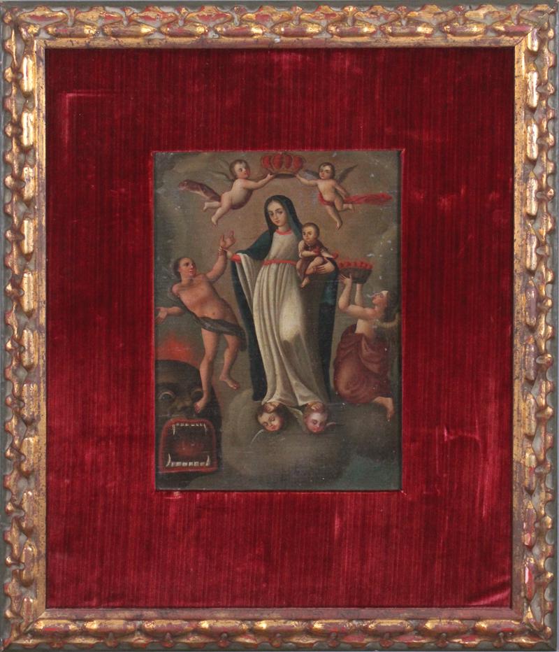 Santos Painting (18th / 19th Century) (1 of 2)