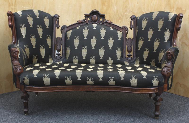 Furniture: Napoleonic Settee (early 19th Century) circa (1 of 5)