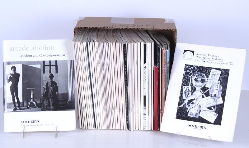 Auction Catalogs (forty-eight) (1 of 2)