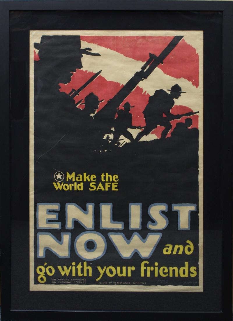WWI War Poster by Arthur Edrop (19th/ 20th Century) (1 of 2)