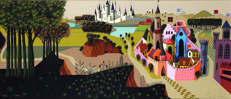 Eyvind Earle (1916-2000) California (1 of 3)