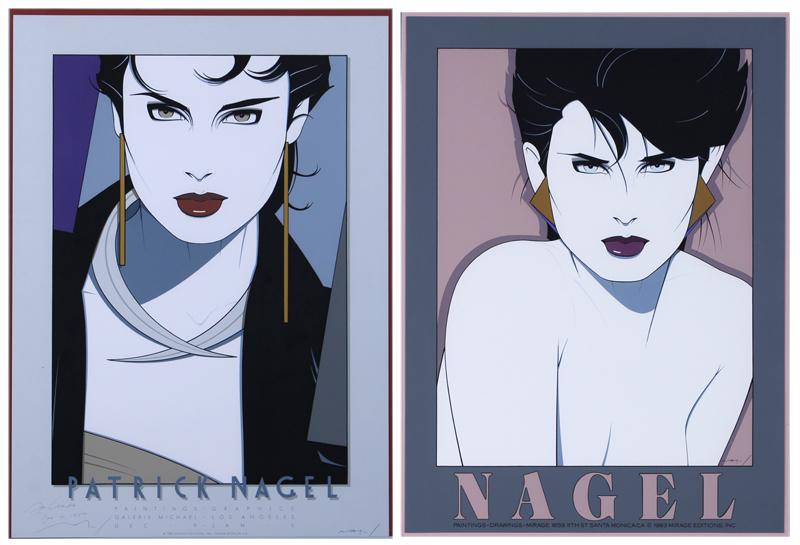Patrick Nagel (1945-1984) Californian (two) (1 of 4)