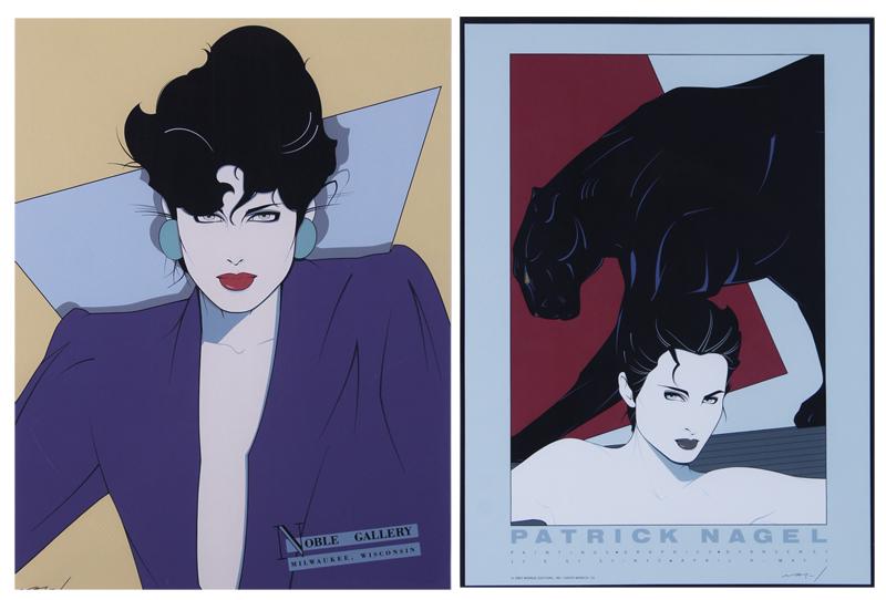 Patrick Nagel (1945-1984) Californian (two) (1 of 3)