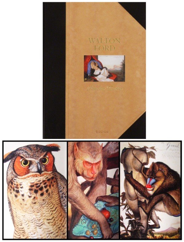 Walton Ford (b. 1960) American: PANCHA TANTRA, hardbound book, signed and numbered 972, from the edition of 1600, deluxe edition with leather binding and leather case, printed and published by Taschen.