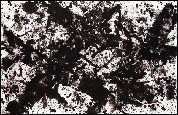 Sam Francis (1923-1994) American: UNTITLED (L.171; SF.190), 1974, four color lithograph, signed in pencil, from the numbered edition 30, sheet 27 ½ x 41 ½", printed by George Page, published by The Litho Shop, a few soft handling cr