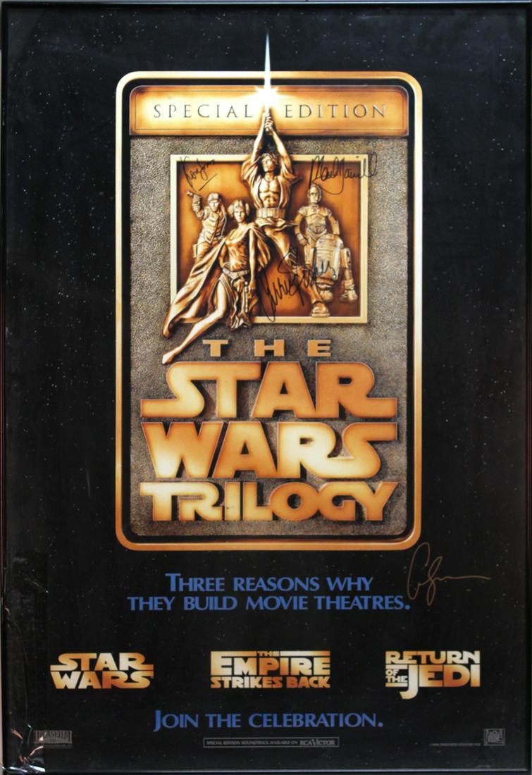 Star Wars Memorabilia: Autographed poster (1 of 3)