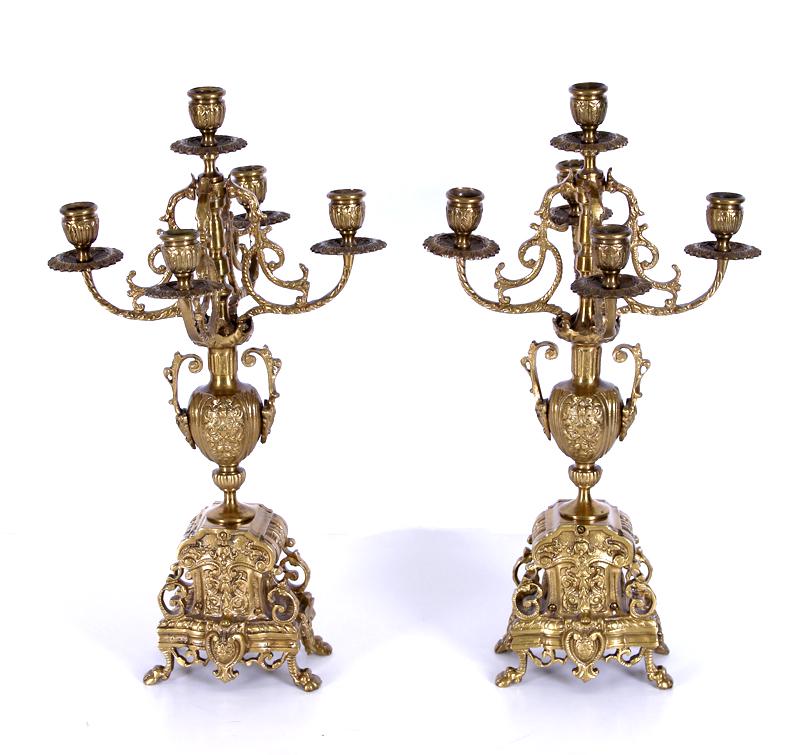 Decorative Items: Candelabras (two) (1 of 3)