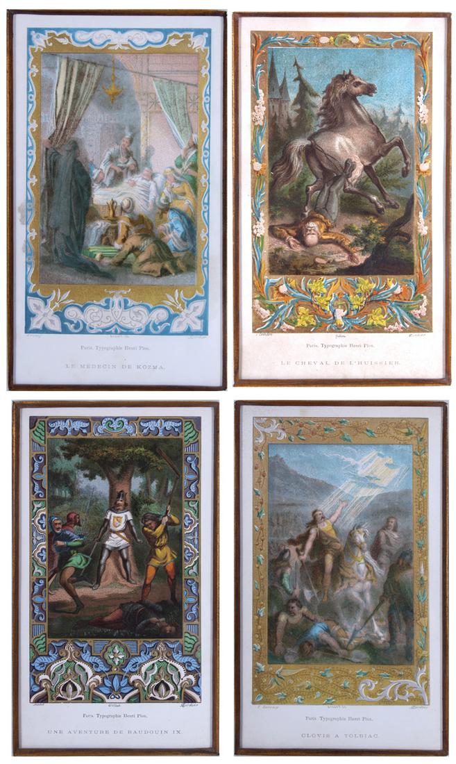 19th Century French Illustrations (four) (1 of 5)