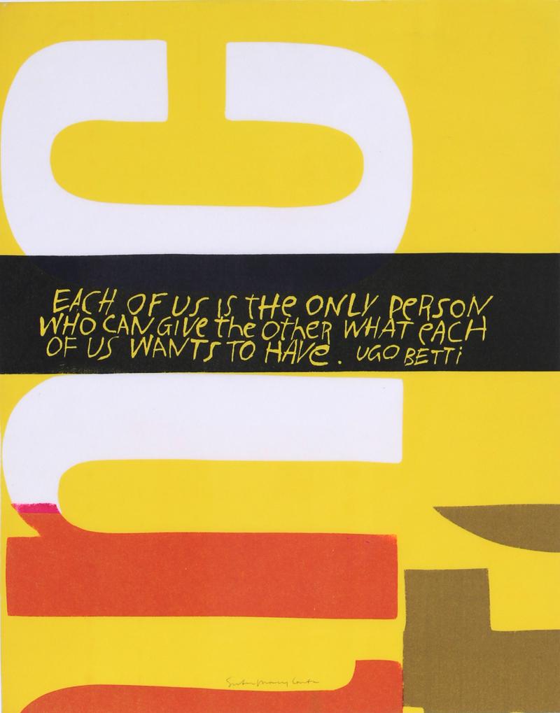 Sister Mary Corita Kent (1918-1986) Californian (1 of 3)