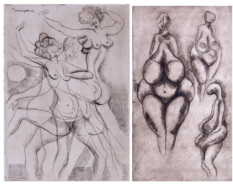 Raul Anguiano (1915-2006) Mexican (two) (1 of 6)