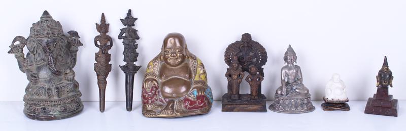 Asian Small Statue group (eight) (1 of 8)
