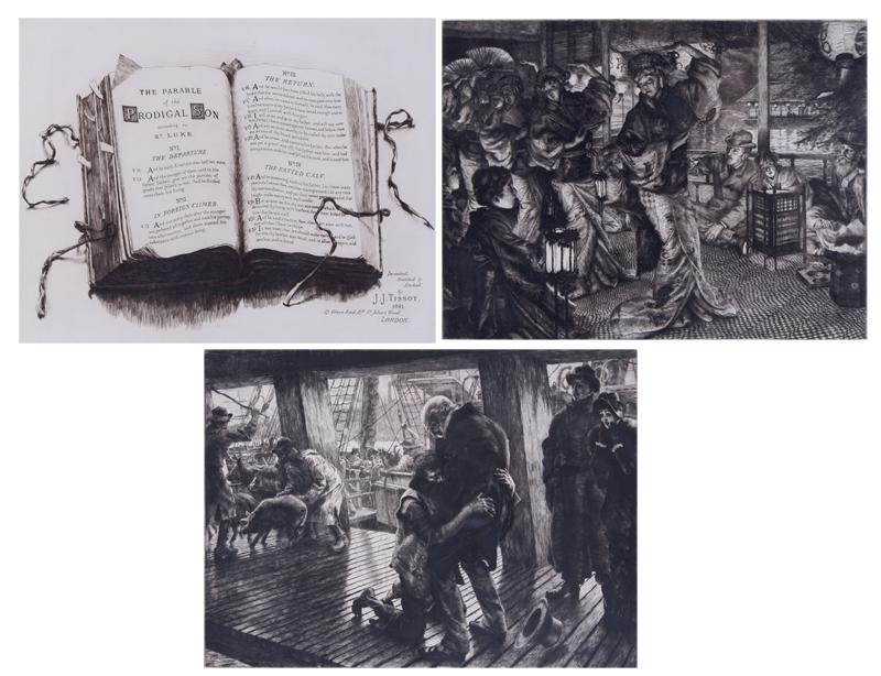 James Tissot (1836-1902) French (three) (1 of 4)