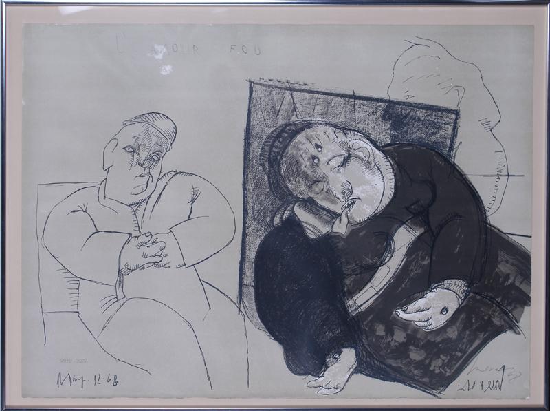 Jose Luis Cuevas  (1934-2017) Mexican (1 of 2)