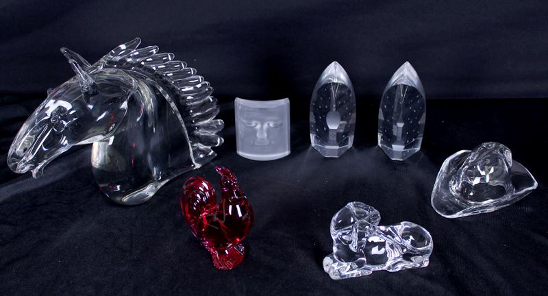 Glass Sculpture & Paperweight Collection: Baccarat, (1 of 7)